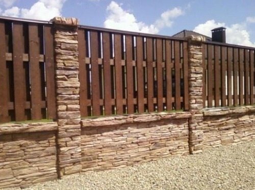 Забор деревянный 